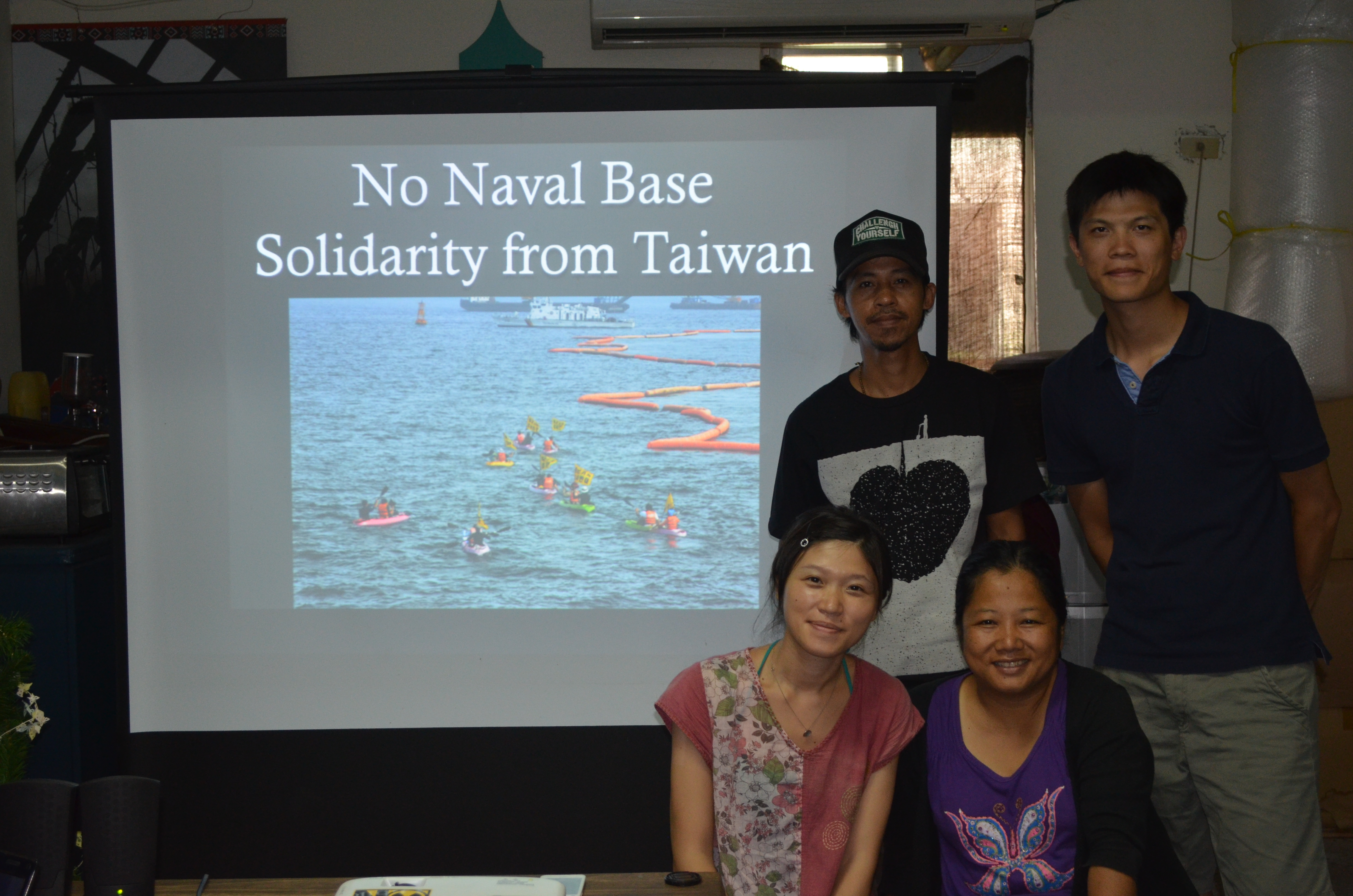 Sharing the Gangjeong story and Island solidarity idea